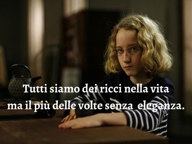 Tutti siamo dei ricci nella vita ma il più delle volte senza eleganza.