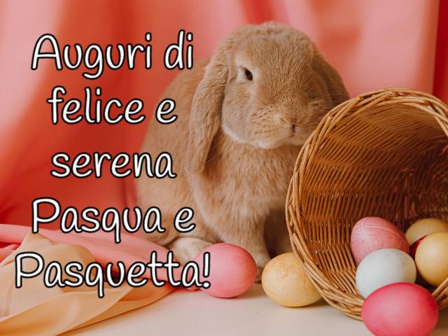 Auguri di felice e serena Pasqua e Pasquetta!