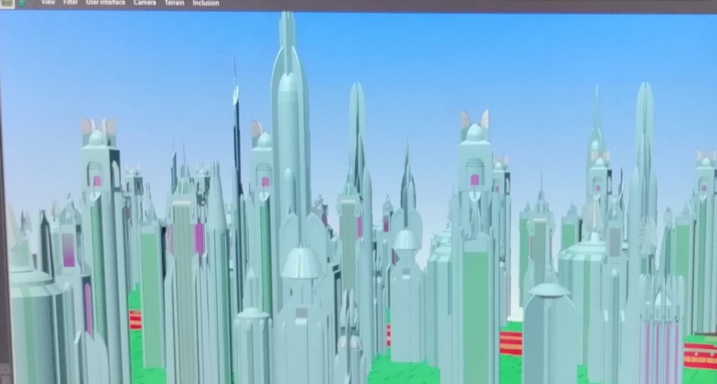 Immagine che ritrae la presunta mappa di Coruscant ancora in sviluppo, dal gioco Star Wars Battlefront 3