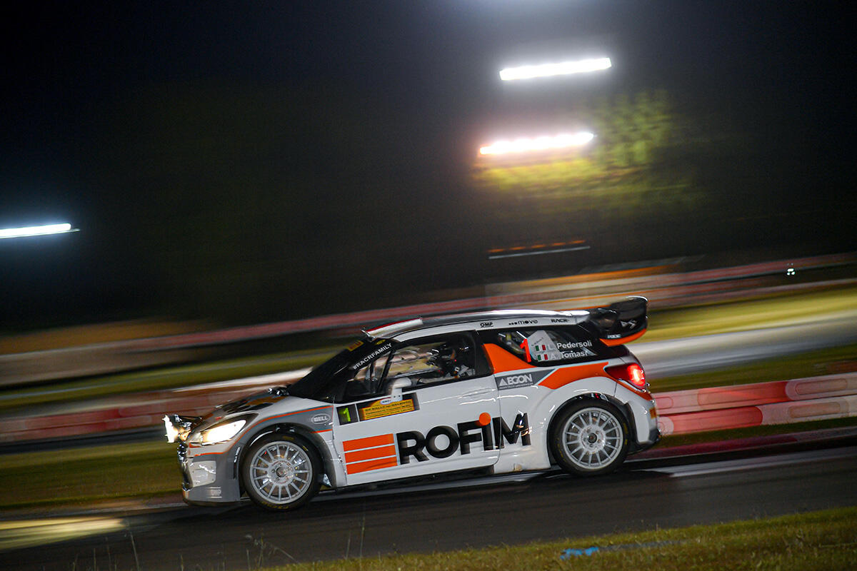 Pedersoli al comando dopo la prova spettacolo al Rally salento - 