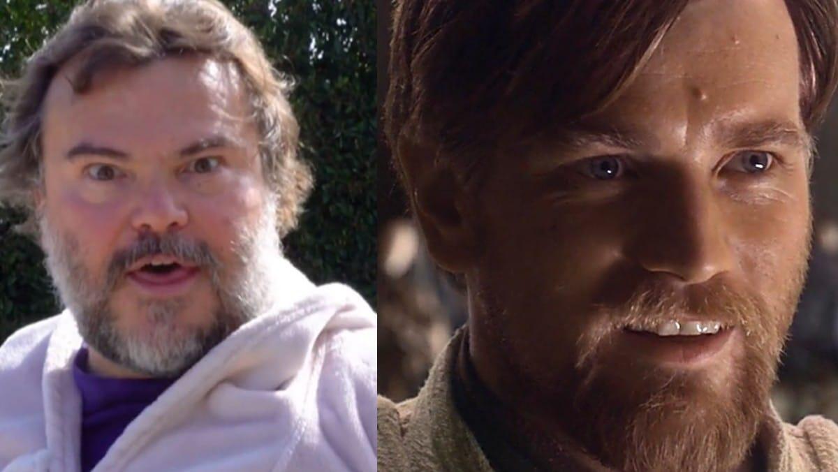 L'esilarante video di Jack Black a tema Star Wars che vi rallegrerà la giornata - Jack Black e Obi-Wan Kenobi