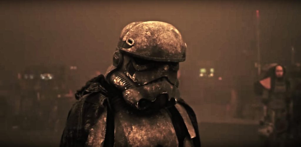 Uno stormtrooper da palude.