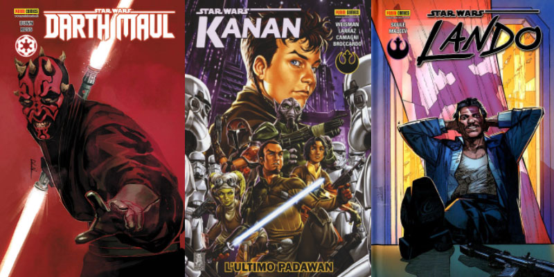 Alcune delle miniserie a fumetti di Star Wars