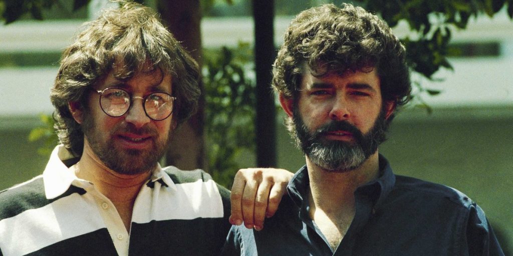 Steven Spielberg e George Lucas da giovani.Fonte: business insider
