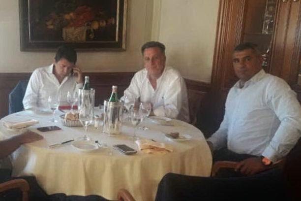 Da sinistra Nicastro, Renzi e Felleca, crediti Unione Sarda