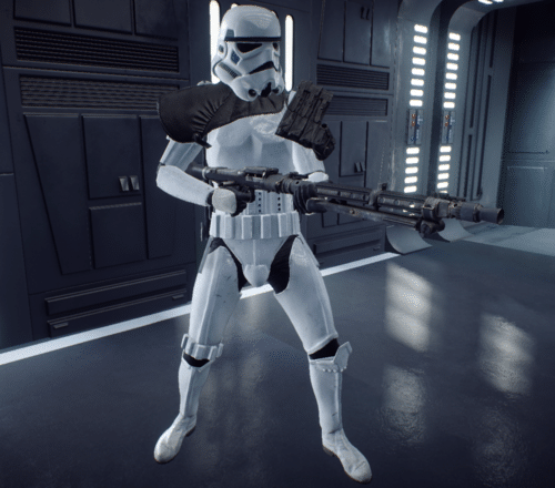 Stormtrooper con armamento d'assalto pesante