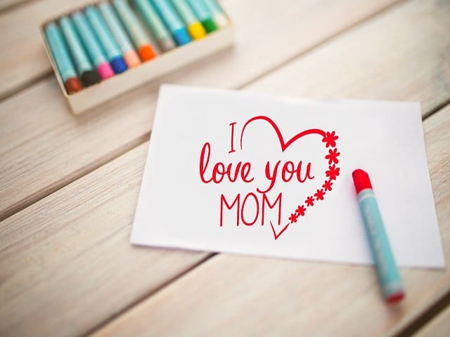 I love you Mom. (Ti amo Mamma.)