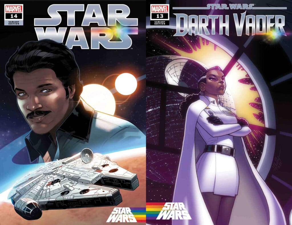 Le copertine di Star Wars e Darth Vader