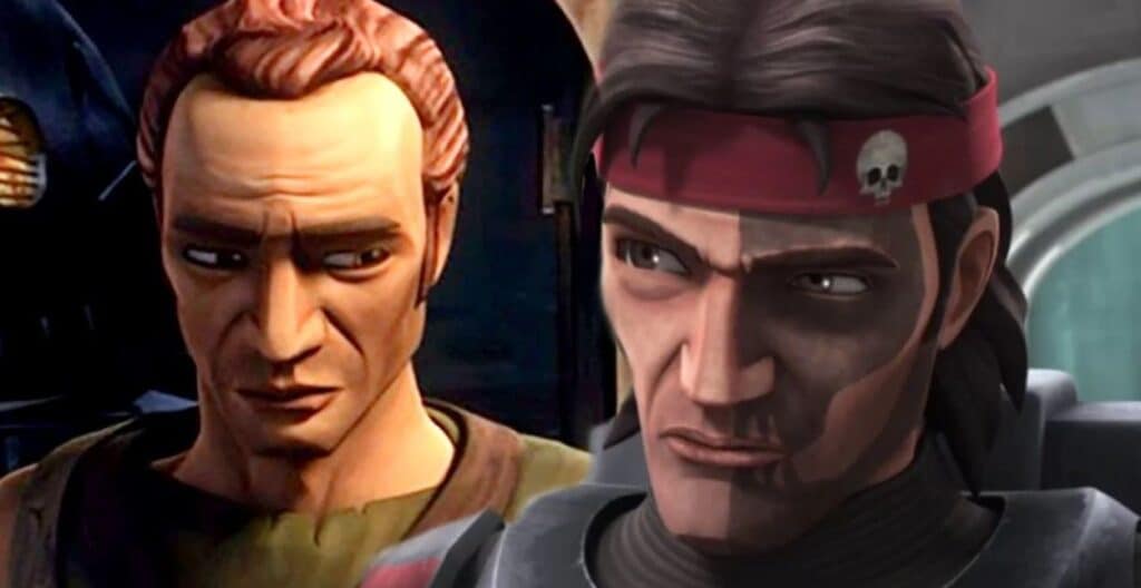 Il clone disertore Cut Lawquane e Hunter