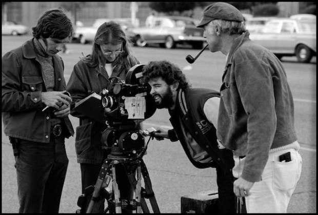 Lucas sul set di American Graffiti