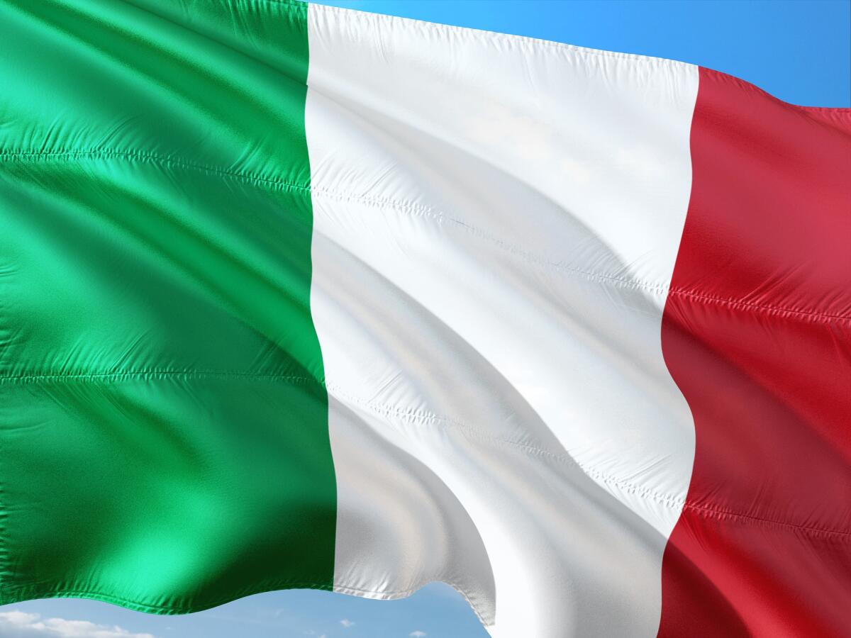 Nazionale, Castrovilli sostituisce l'infortunato Pellegrini - Immagine in evidenza: bandiera italiana - crediti foto: foto di jorono da Pixabay