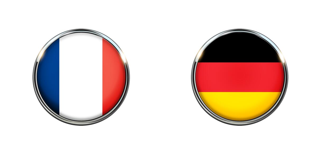 UEFA EURO 2020, le formazioni ufficiali di Francia-Germania - Immagine in evidenza: Francia-Germania - crediti (di entrambe le foto): foto di DavidRockDesign da Pixabay