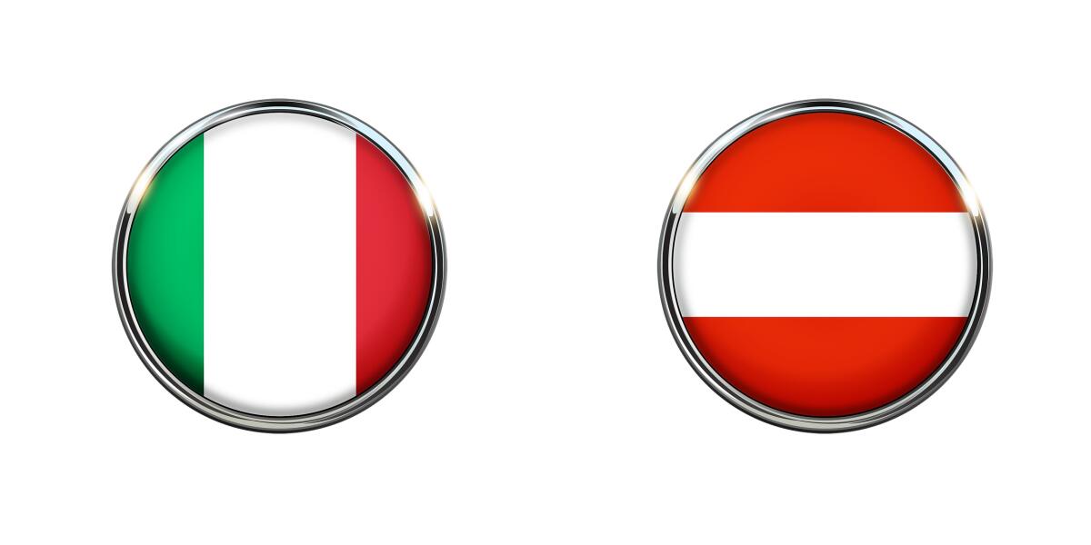 UEFA EURO 2020, le formazioni ufficiali di Italia-Austria - Immagine in evidenza: Italia-Austria - crediti foto (di entrambe): foto di DavidRockDesign da Pixabay