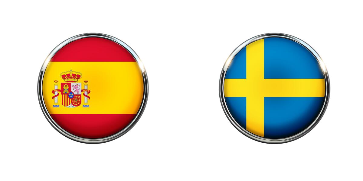 UEFA EURO 2020, le formazioni ufficiali di Spagna-Svezia - Immagine in evidenza: Spagna-Svezia - crediti (di entrambe le foto): foto di DavidRockDesign da Pixabay