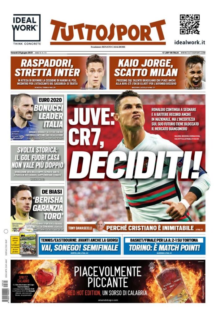 Rassegna stampa, le prime pagine dei quotidiani sportivi di oggi