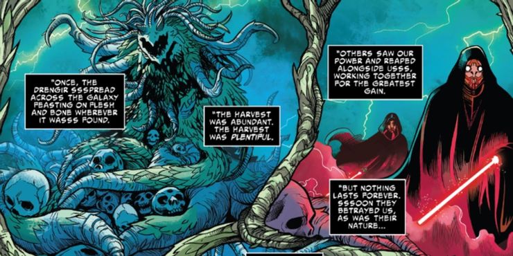 Incontro tra i Sith e i Drengir