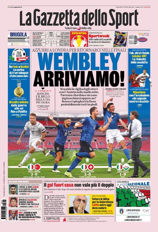 Rassegna stampa, le prime pagine dei quotidiani sportivi di oggi