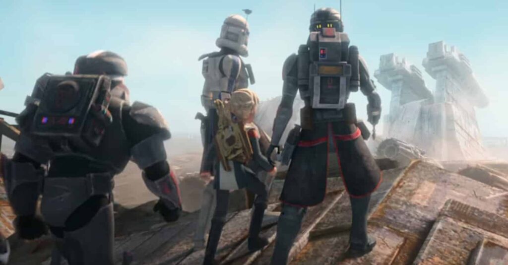 Rex e la Clone Force 99 su Bracca