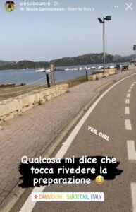 Storia Instagram del giocatore