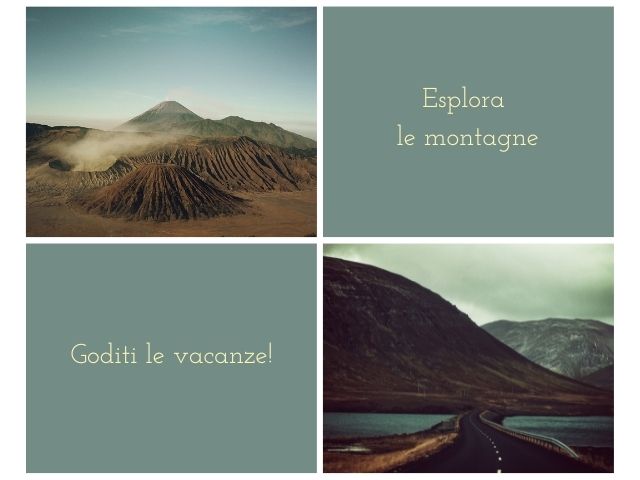 Esplora le montagne, goditi le vacanze!