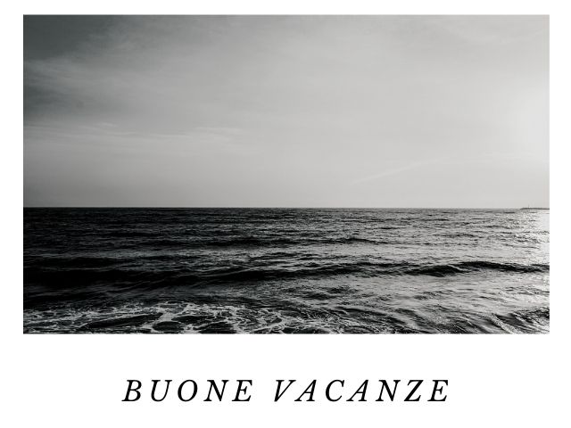Buone vacanze