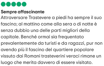 zona trastevere roma