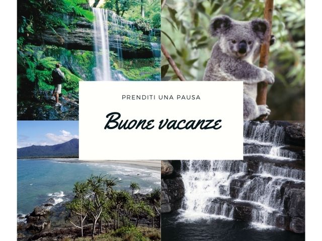 Prenditi una pausa, buone vacanze