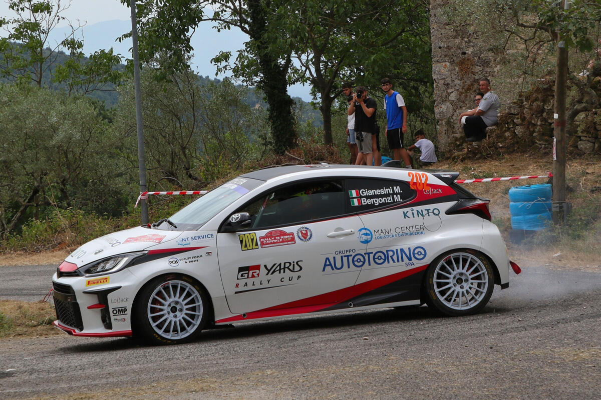 GIANESINI: TRE PUNTI DI TROFEO ALLA PRIMA DEL GR YARIS RALLY CUP - 