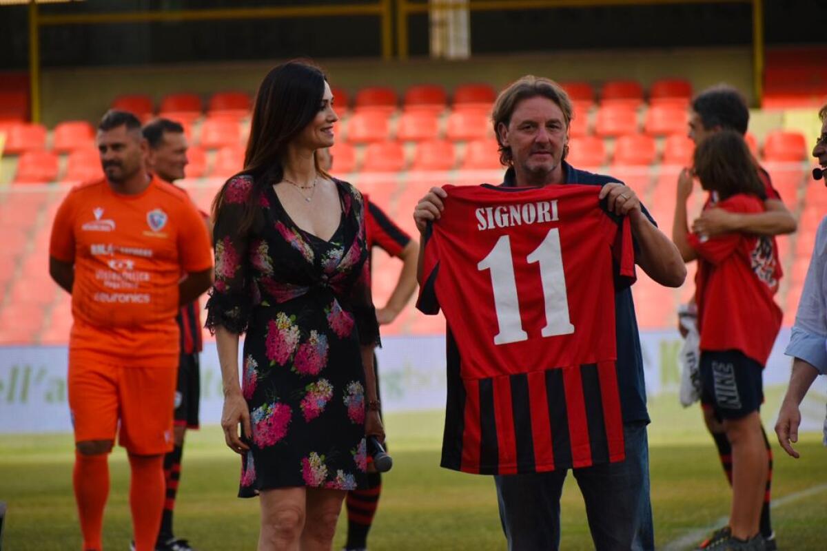 Foggia-Signori, fumata nera (al momento) per il ritorno - Immagine in evidenza: Beppe Signori all'evento "Un Secolo di Stelle - FOGGIA LEGENDS", tenutosi il 25 giugno 2021 allo Stadio Pino Zaccheria di Foggia - crediti: foto di Luigia Spinelli