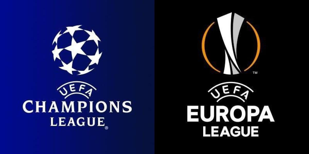 Coppe Europee, decise le sedi per le finali per i prossimi quattro anni - Immagine in evidenza: Champions League & Europa League, loghi - crediti: pagine ufficiali Facebook UEFA Champions League, UEFA Europa League
