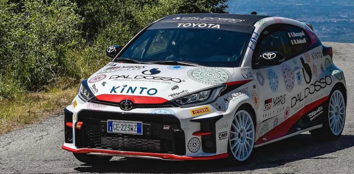Romagnoli al debutto sulla GR Yaris a Roma - 