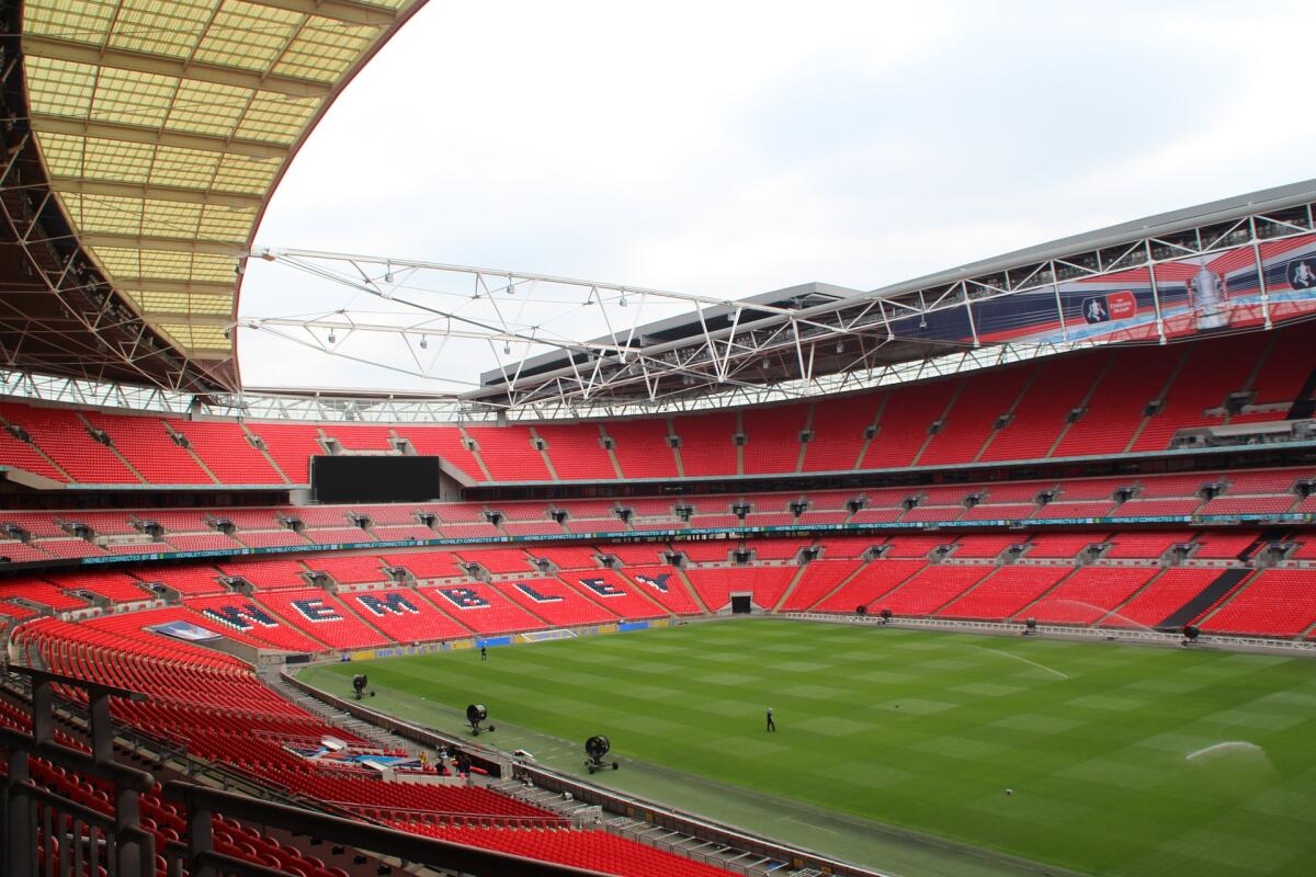 UEFA EURO 2020, il dato sui tifosi a Wembley per Italia-Inghilterra - Immagine in evidenza: il Wembley Stadium di Londra - crediti: foto di Chris Schweiger da Pixabay