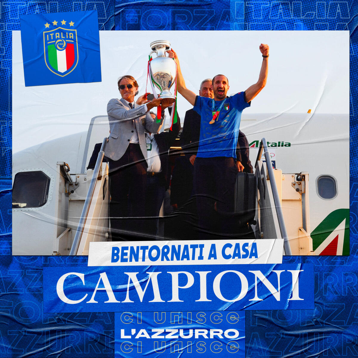Nazionale, gli Azzurri sono tornati in Italia - Immagine in evidenza: il ritorno in Italia della Nazionale - crediti foto: pagina ufficiale Facebook Nazionale Italiana di Calcio