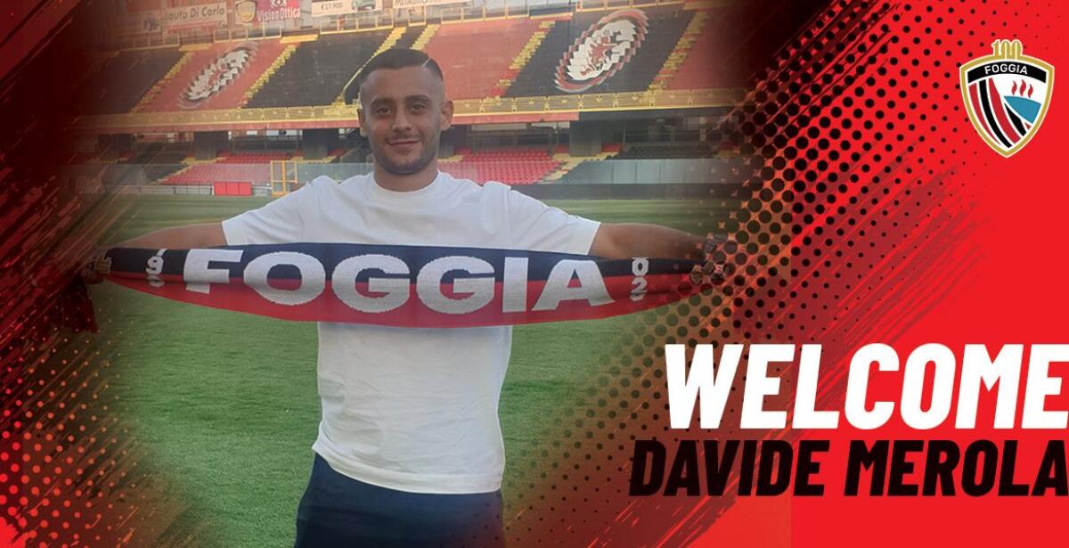 Foggia, UFFICIALE: ecco Merola per l'attacco - Immagine in evidenza: Davide Merola - crediti foto: sito ufficiale Calcio Foggia 1920
