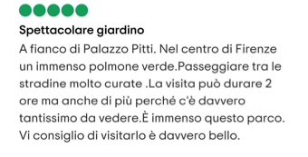 giardini di boboli orari
