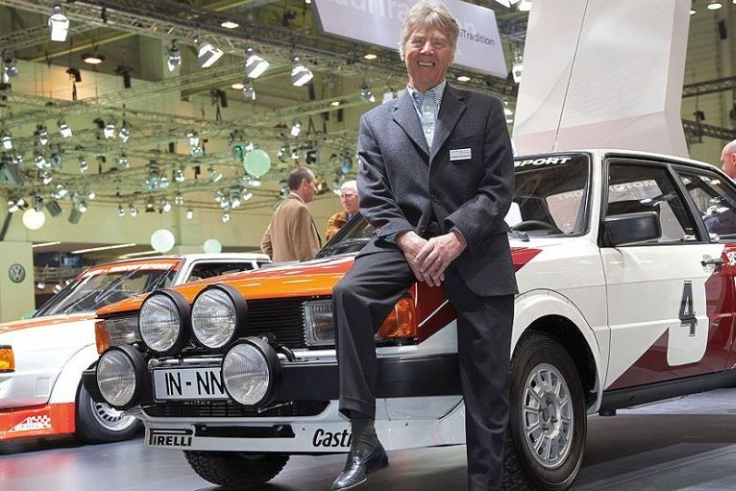 Kottulinsky con la sua Audi 80 GLE (Foto: Volkswagen-motorsport.com)