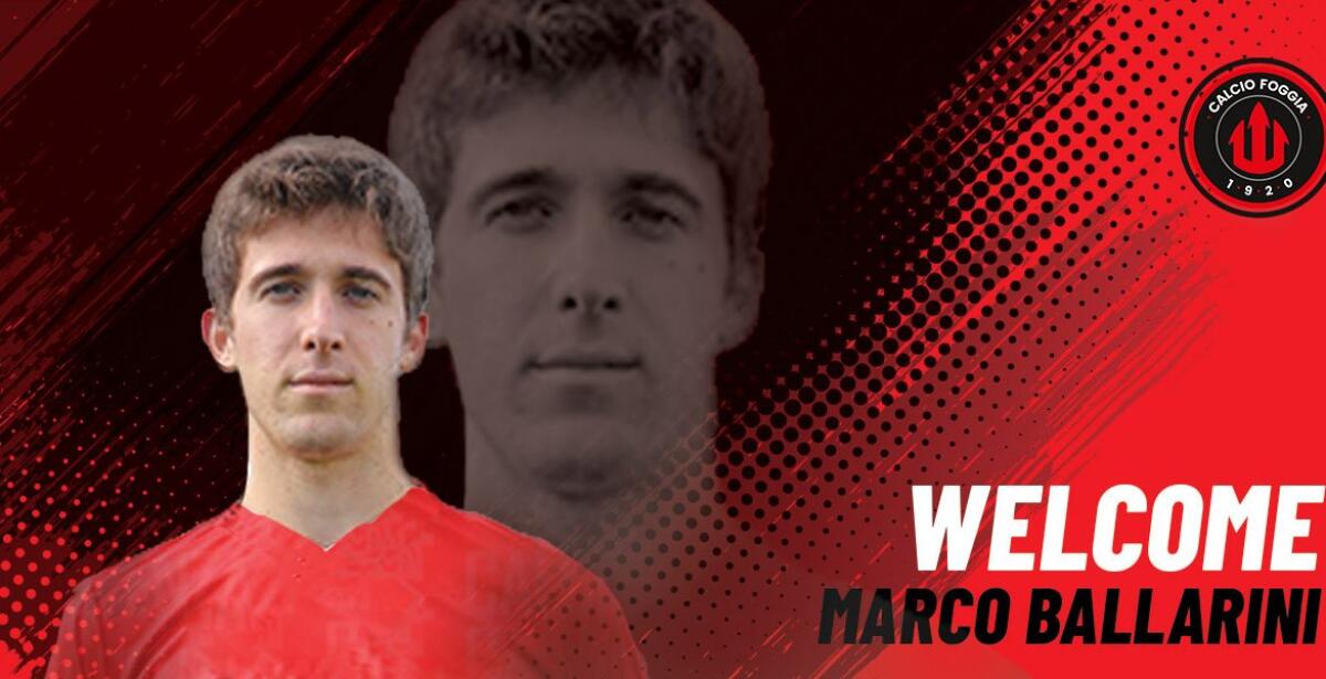 Calciomercato Foggia, UFFICIALE: dall'Udinese arriva Ballarini - Immagine in evidenza: Marco Ballarini - crediti foto: sito ufficiale Calcio Foggia 1920