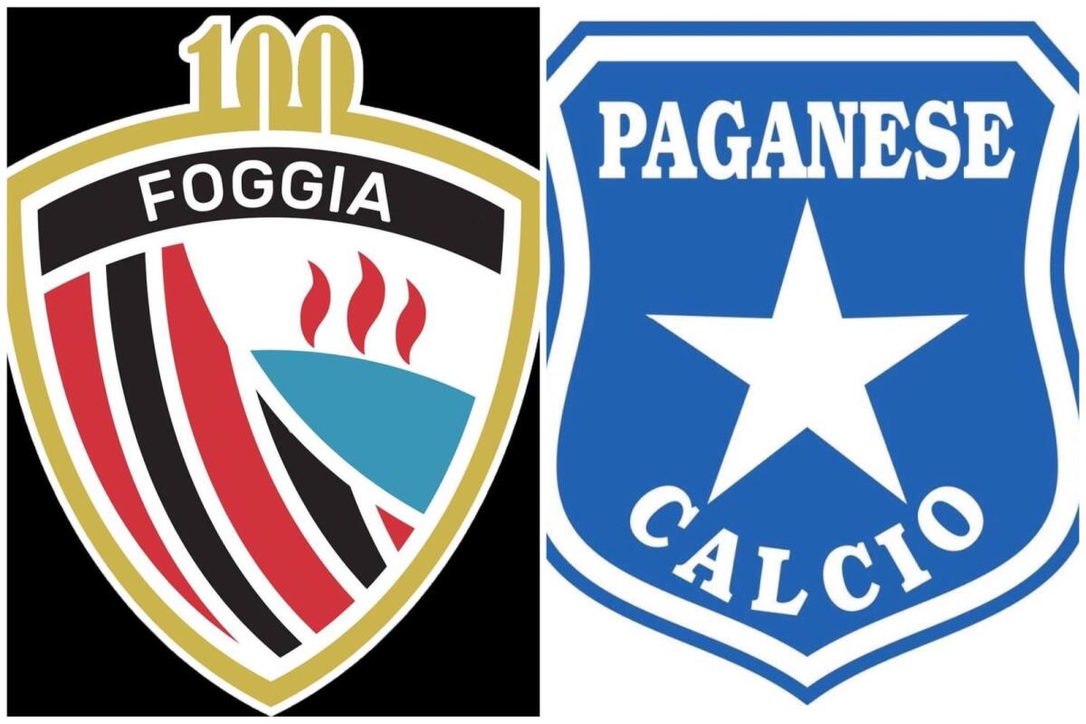 Coppa Italia Serie C, il programma di Foggia-Paganese - Immagine in evidenza: Foggia-Paganese - crediti foto (rispettivamente per i due loghi): pagine ufficiali Facebook delle due società