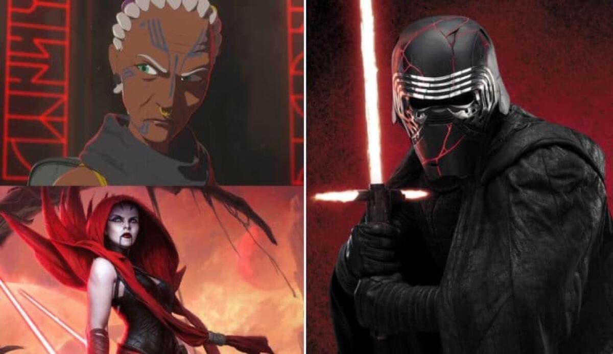 Asajj Ventress sarebbe dovuta apparire nella serie animata Star Wars: Resistance - Mika Grey, Asajj Ventress e Kylo Ren