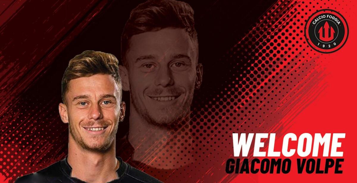 Calciomercato Foggia, UFFICIALE: per la porta arriva Volpe - Immagine in evidenza: Giacomo Volpe - crediti foto: sito ufficiale Calcio Foggia 1920