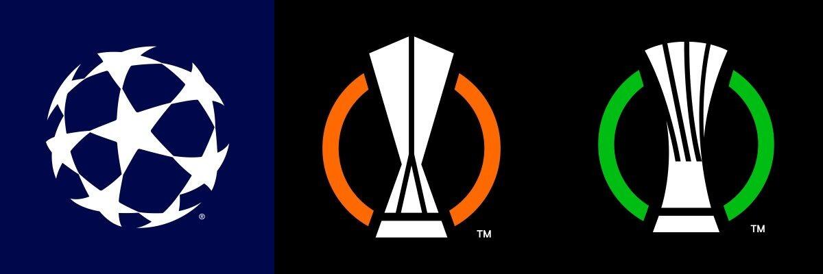 Coppe Europee, i gironi delle squadre italiane - Immagine in evidenza: loghi UEFA Champions League, UEFA Europa League, UEFA Europa Conference League - crediti foto (rispettivamente per i tre loghi): profili Twitter ufficiali delle tre competizioni
