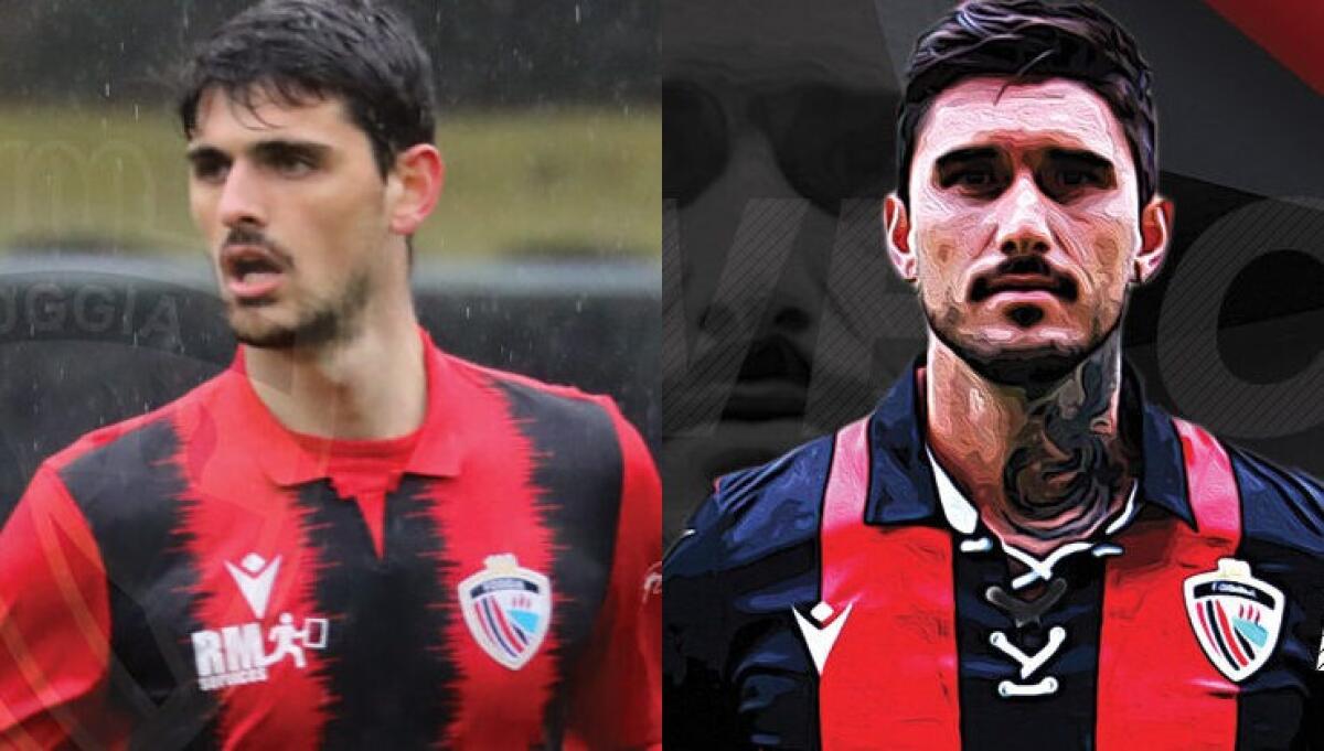 Calciomercato Foggia, UFFICIALE: rescissione per Nivokazi e Dell'Agnello - Immagine in evidenza: Rilind Nivokazi e Simone Dell'Agnello - crediti (di entrambe le foto): sito ufficiale Calcio Foggia 1920