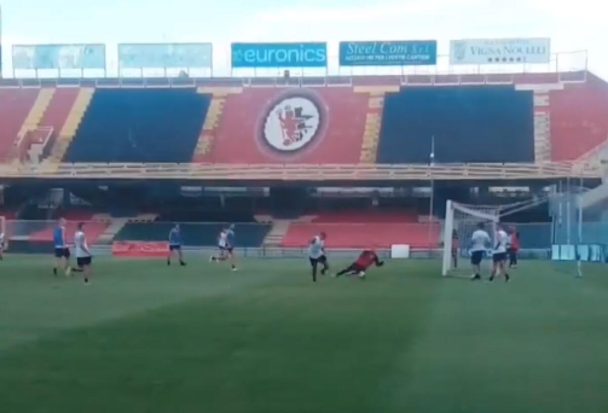 Foggia, al via gli allenamenti in vista del Potenza - L'allenamento del 31/08/2021 del Foggia, in vista del match col Potenza - dalle Instagram Stories del Calcio Foggia 1920
