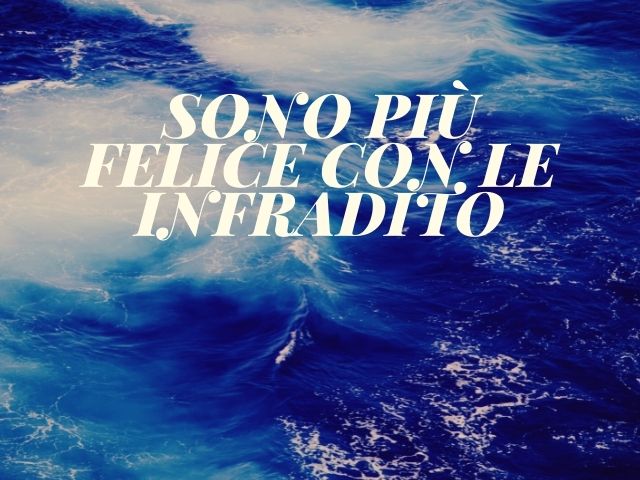 Sono più felice con le infradito