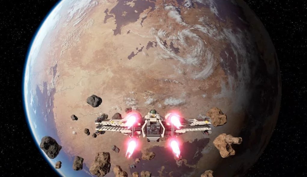 Luke va su Tatooine con il suo x-wing