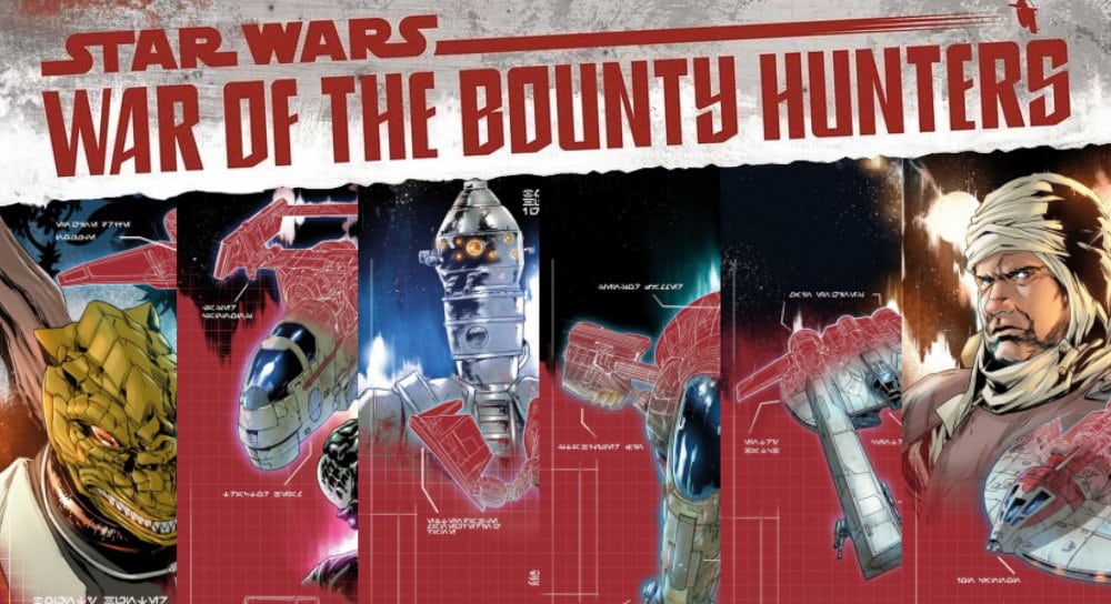 Le cover variant di War of the Bounty Hunters