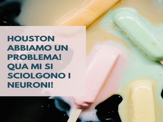 Houston abbiamo un problema! Qua mi si sciolgono i neuroni!
