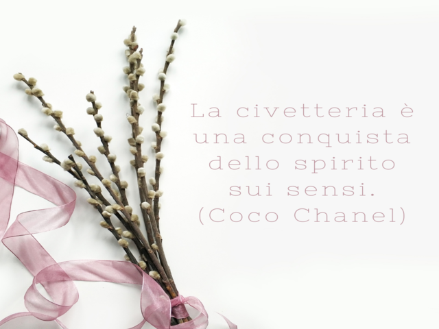 La civetteria è una conquista dello spirito sui sensi.(Coco Chanel)