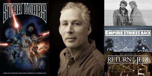 Rinzler con alcuni dei suoi lavori per la trilogia originale