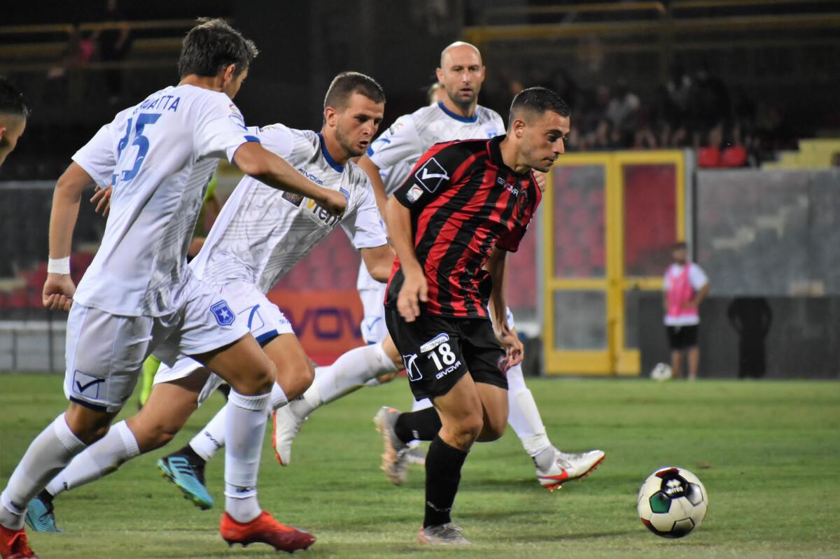 Foggia, Merola: "Ad Andria l'obiettivo è vincere" - Immagine in evidenza: uno scatto di Foggia 2-0 Paganese, Primo Turno di Coppa Italia Serie C 2021/2022 - crediti: foto di Luigia Spinelli